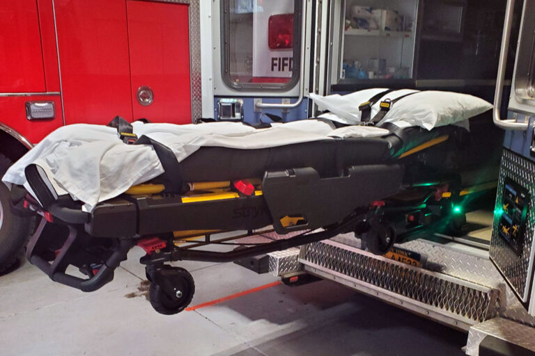 FIFD Powered Stretcher Funded by Community