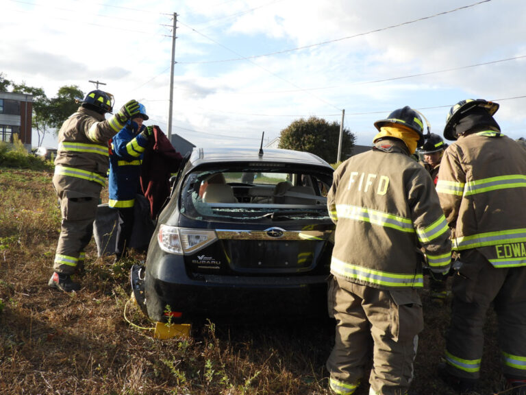 FIFD Drill in coordination w/FI School: Simulated Motor Accident